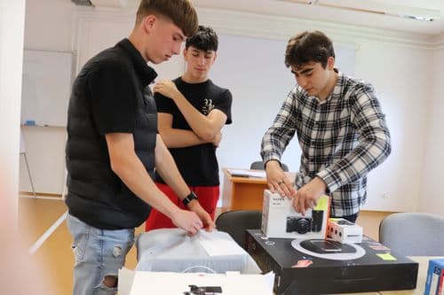 Új médiaeszközök átadása