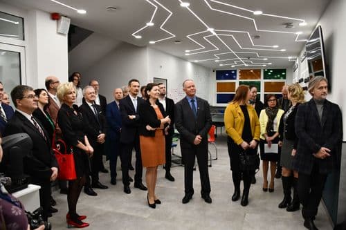 átadták a HSZC Szentesi Pollák Antal Technikum felújított közösségi terét