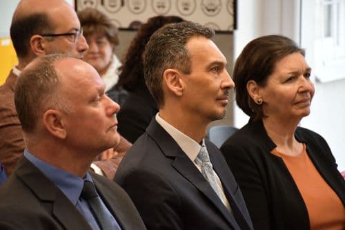 átadták a HSZC Szentesi Pollák Antal Technikum felújított közösségi terét