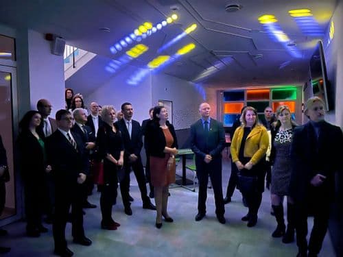 átadták a HSZC Szentesi Pollák Antal Technikum felújított közösségi terét