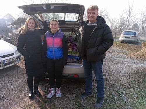 Návay adományozó diákja és tanárai