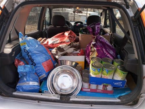 Návay állateledel adományai